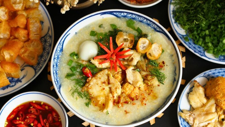 Với phụ nữ mang thai ăn cháo cá chép bổ dưỡng cho cả mẹ và bé. Ảnh minh họa.