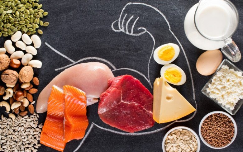 Illustration of balanced diet