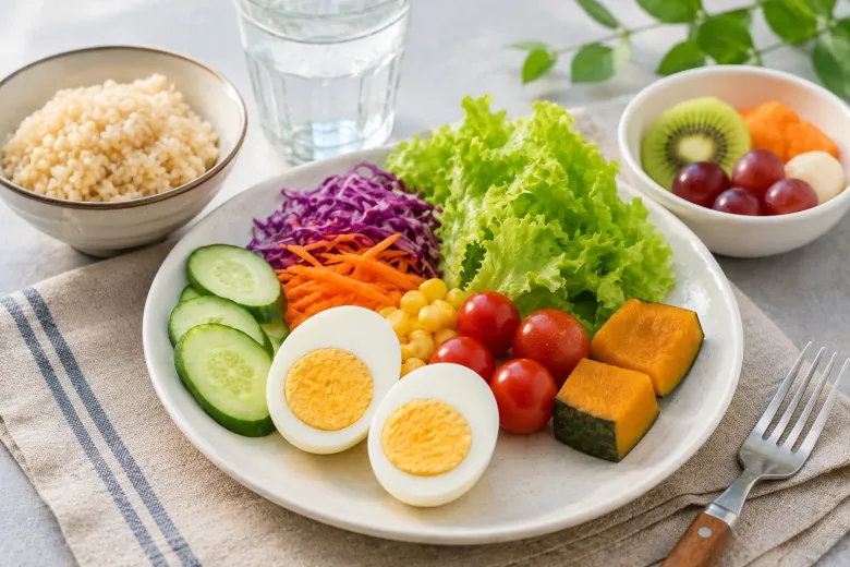 Chế độ ăn lành mạnh là điều rất quan trọng để bảo vệ sức khỏe ở bất kể độ tuổi nào, nhất là ngoài 40 tuổi. Ảnh minh họa.