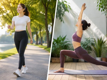 Khác biệt giữa người đi bộ và người luyện yoga buổi sáng, ai sẽ khỏe và trẻ đẹp hơn về lâu dài?