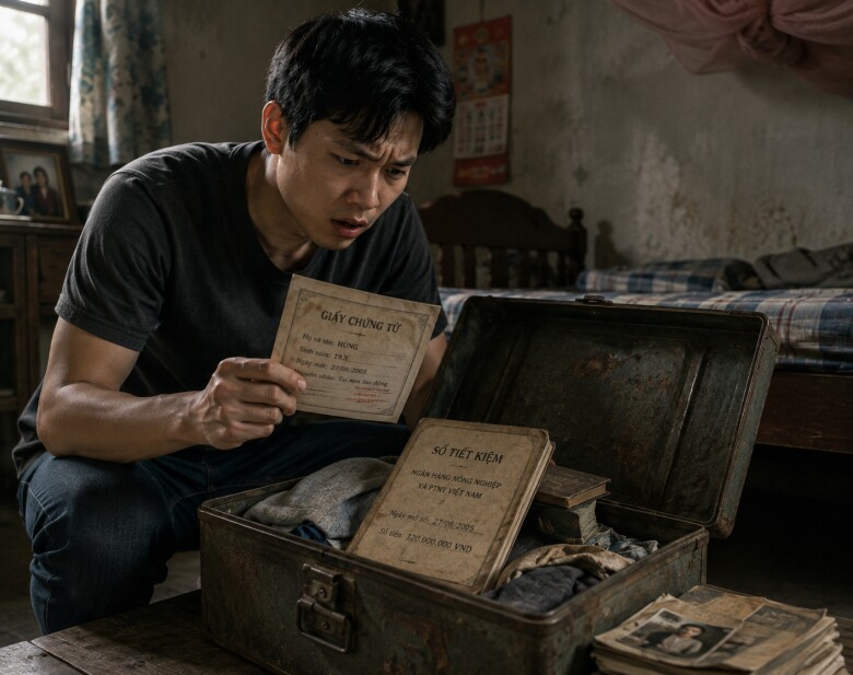 Tôi đã tìm thấy giấy chứng tử của anh trai kế trong chiếc hòm. (Ảnh minh họa)
