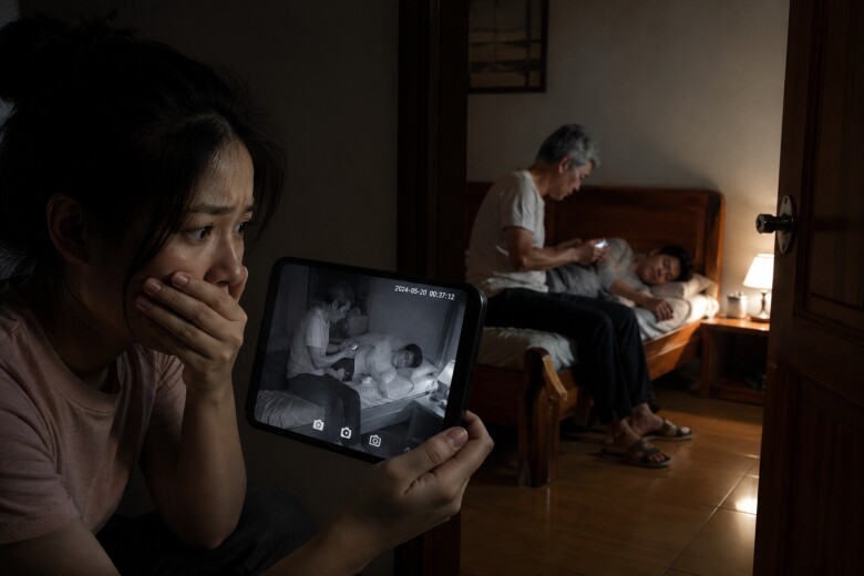 Tôi lắp camera rồi ngỡ ngàng khi thấy cảnh qua điện thoại. (Ảnh minh họa)