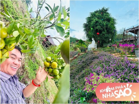 Biệt phủ 10.000m2 của nam diễn viên hài nổi tiếng showbiz ngập tràn đủ loại cây trái, gia chủ chỉ muốn về dưỡng già