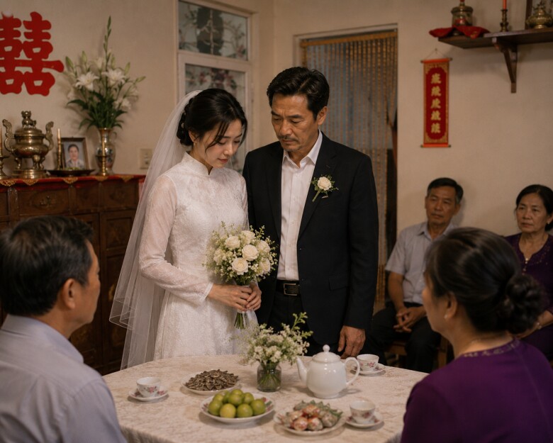 Đám cưới của chúng tôi diễn ra khá đơn giản. (Ảnh minh họa)