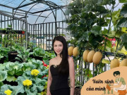 Nhà đẹp - Mẹ 2 con TP.HCM chi hơn 50 triệu biến sân thượng 80m² thành vườn rau xanh mướt, dưa treo lúc lỉu nhìn cực đã mắt