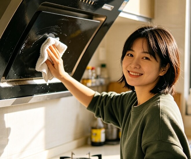 Mẹo làm sạch máy hút mùi không cần tháo rời, dầu mỡ lâu năm cũng tự bong, tiết kiệm cả trăm nghìn đồng mỗi năm - 1