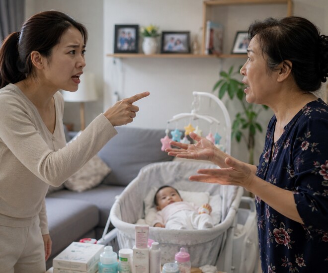 Sau khi sinh con, những mâu thuẫn giữa tôi và mẹ chồng dần xuất hiện. (Ảnh minh họa)