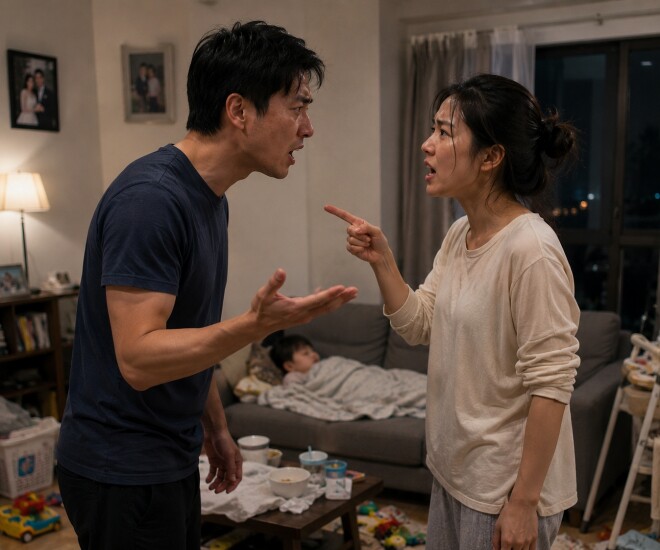 Tôi cho rằng vợ quá nhạy cảm, phụ nữ sau sinh con ai chẳng phải làm những việc đó. (Ảnh minh họa)