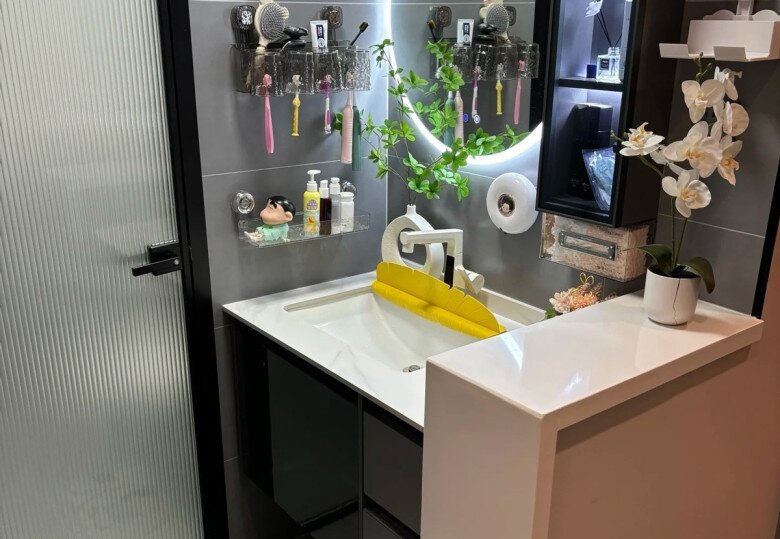 Tại sao ngày càng nhiều gia đình không lắp bồn rửa mặt trong nhà vệ sinh? Thiết kế mới này vừa đẹp, vừa tiện lợi - 3