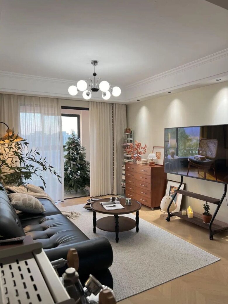 Tại sao ngày càng nhiều gia đình từ bỏ bức tường TV? Thiết kế kiểu này vừa tiết kiệm vừa tiện dụng - 8