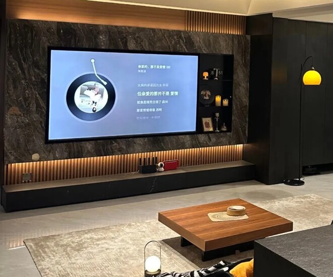 Tại sao ngày càng nhiều gia đình từ bỏ bức tường TV? Thiết kế kiểu này vừa tiết kiệm vừa tiện dụng - 1