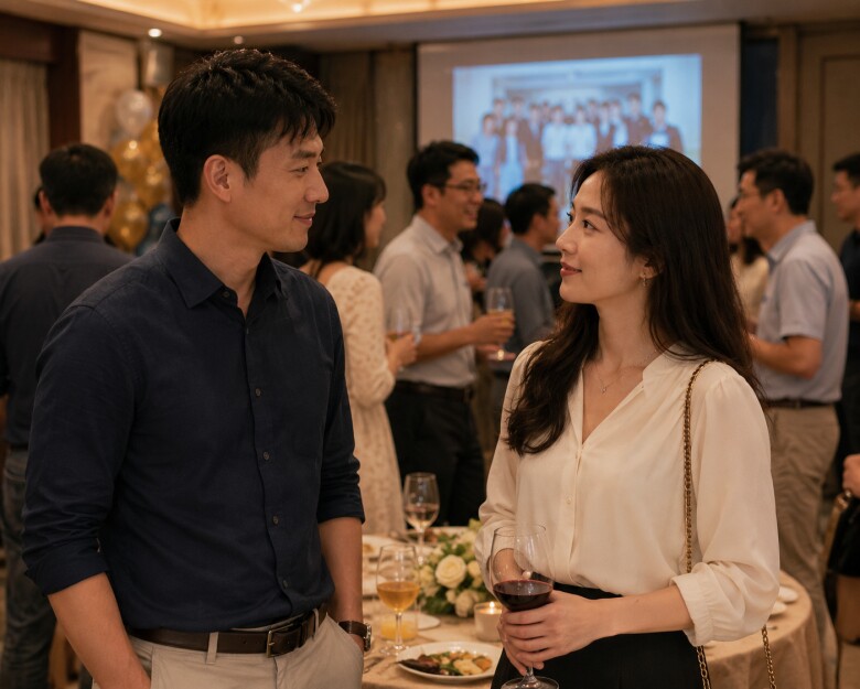 Tôi gặp lại ảnh trong buổi họp lớp. (Ảnh minh họa)