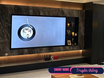 Tại sao ngày càng nhiều gia đình từ bỏ bức tường TV? Thiết kế kiểu này vừa tiết kiệm vừa tiện dụng