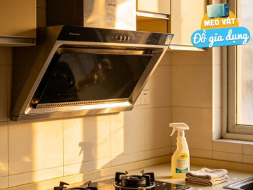 Mẹo làm sạch máy hút mùi không cần tháo rời, dầu mỡ lâu năm cũng tự bong, tiết kiệm cả trăm nghìn đồng mỗi năm