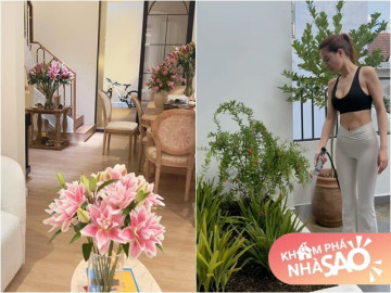 Cô giáo Việt lọt Top đề cử Hoa hậu đẹp nhất thế giới khoe nhà mới, ngập đầy hoa từ trong ra ngoài