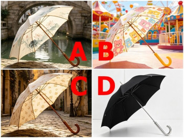 Yêu - Trắc nghiệm: Ngày mưa, bạn sẽ chọn chiếc ô nào? Đo mức độ lụy tình của bạn trong tình yêu