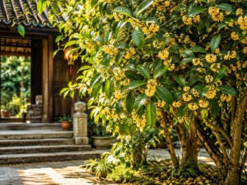 Nhà đẹp - Có nên trồng cây mộc hương trước nhà? Người mệnh này trồng một cây làm đâu thắng đó, tài lộc tấn tới