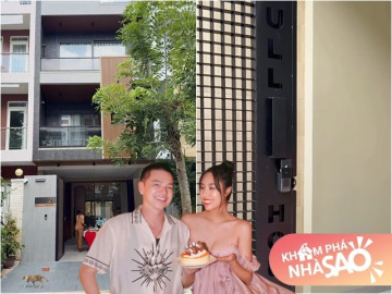 Biệt thự mới của Quang Minh và vợ kém 37 tuổi: Cận cảnh mặt tiền bề thế và chi tiết đặc biệt trên cánh cửa