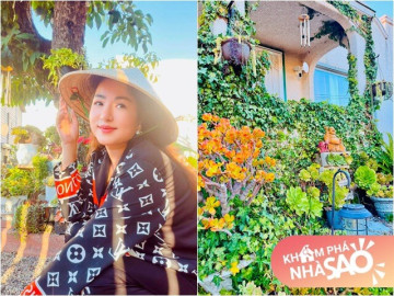Nhà đẹp - Thúy Nga giờ chỉ thích ở ngoài vườn cả ngày, trầm trồ vườn nhà bà Nga đẹp mê tại biệt thự hàng chục tỷ