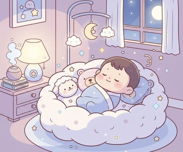 Bé thường xuyên giật mình khi ngủ, 5 mẹo giúp con ngủ sâu giấc, bố mẹ bớt thức đêm - 1