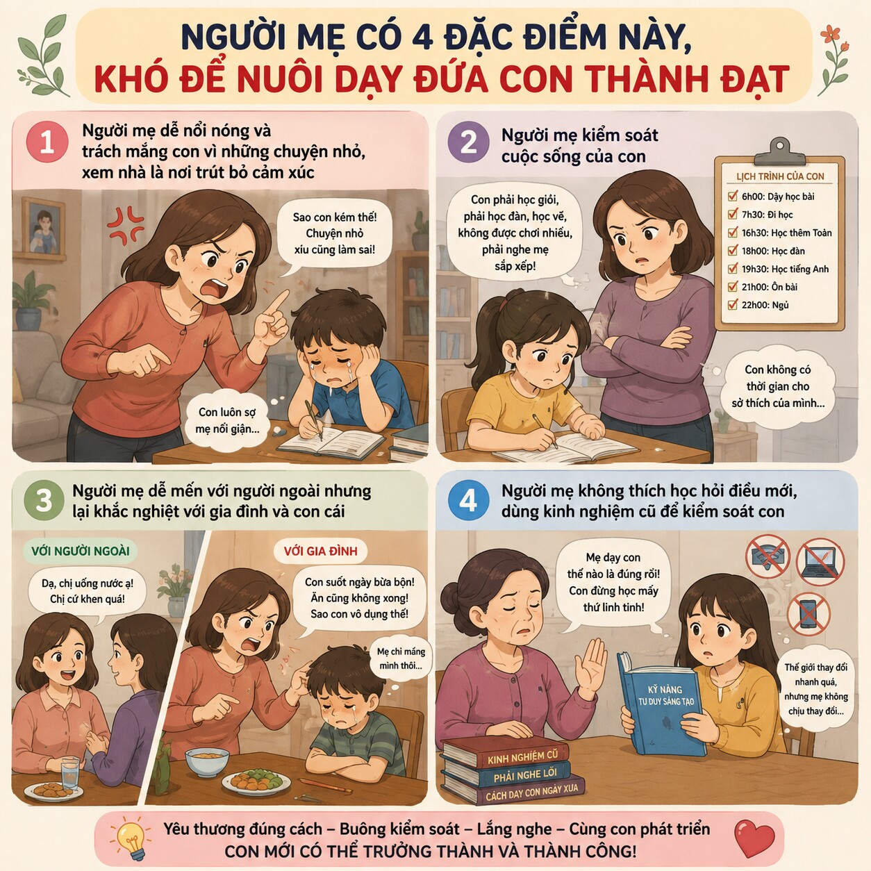 4 kiểu hành xử này của mẹ vô tình cản đường con đến thành công - 2