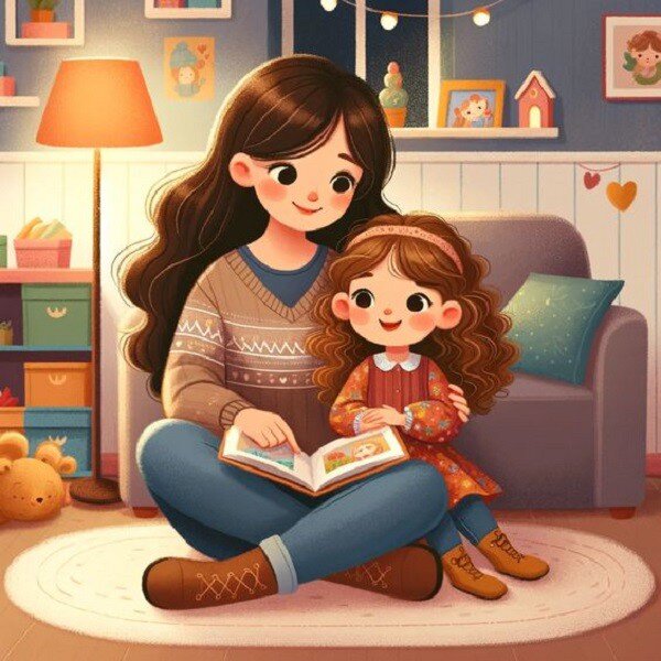 Nhà có nhiều sách, biến việc đọc thành thói quen hàng ngày.