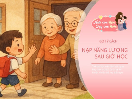 Sau giờ học, trẻ nên làm bài tập trước hay chơi trước? Đừng quên bổ sung dinh dưỡng lành để tiếp sức cho não bộ