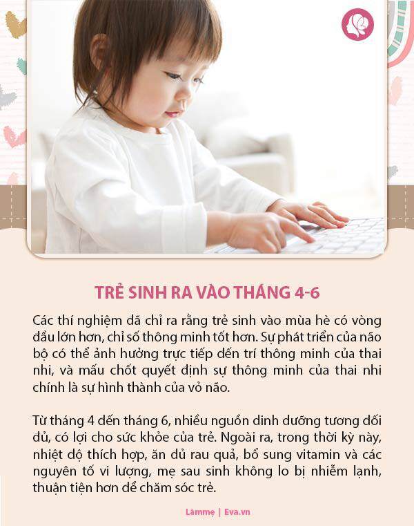 Không hề mê tín: Trẻ sinh tháng này có chỉ số IQ, chiều cao và cân nặng vượt trội - 3
