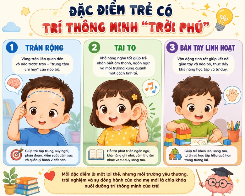 Không phải mê tín: Trẻ mang 3 đặc điểm này có trí thông minh amp;#34;trời phúamp;#34;, lớn lên “có phúc, có tài” - 3