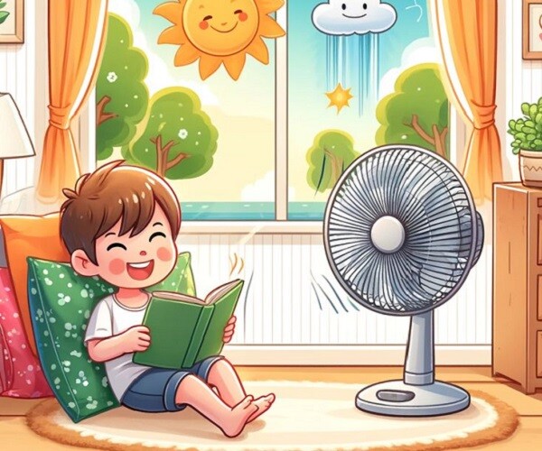 Mùa hè nắng nóng, trẻ dùng quạt và dùng điều hoà sẽ có ưu nhược điểm riêng - 1