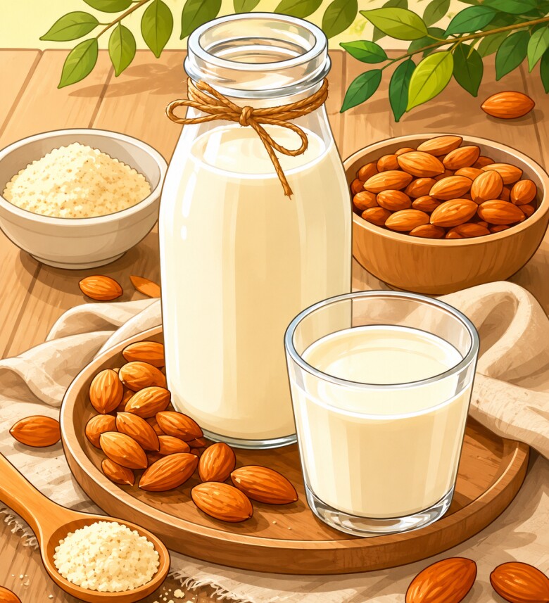 Dòng sữa hạt yến mạch - óc chó thơm ngon và dễ uống, phù hợp để trẻ thưởng thức vào bữa sáng, bữa phụ hoặc sau khi vận động.