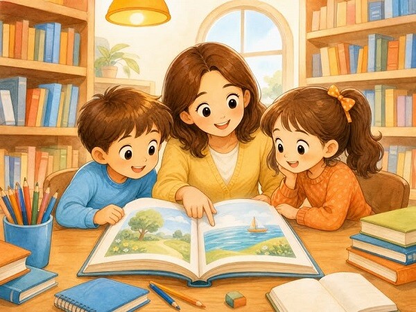 Trẻ đang từng bước xây dựng khả năng ghi nhớ, hiểu vấn đề và kết nối thông tin.