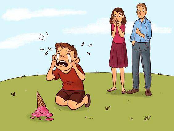 Khóc là biểu hiện tự nhiên của cảm xúc ở trẻ.