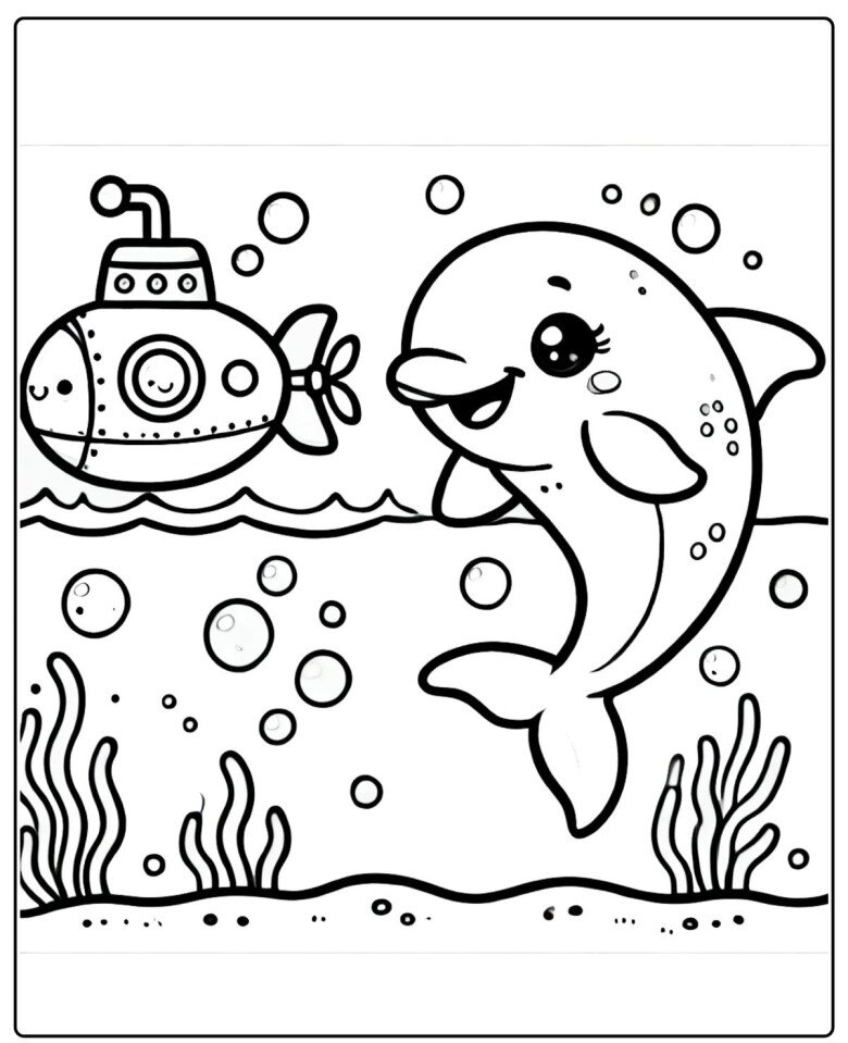 Tranh tô màu Baby Shark đáng yêu, cùng bé khám phá thế giới đại dương - 16