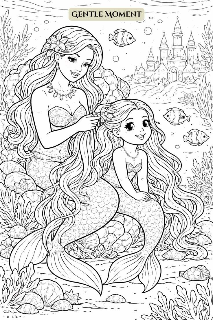 Bộ tranh tô màu những nàng công chúa Disney xinh đẹp, bé gái nào cũng thích - 14