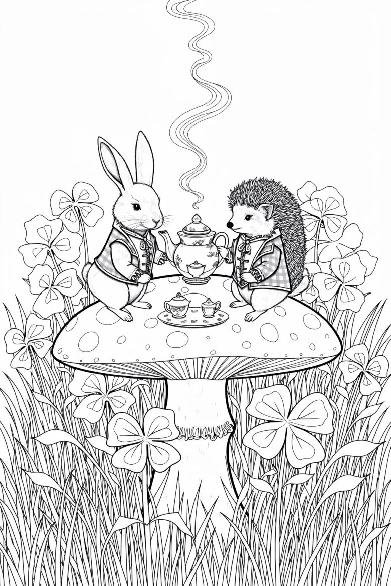 Tranh tô màu Peter Rabbit cho bé mầm non, vừa chơi vui, vừa phát huy trí tưởng tượng - 11