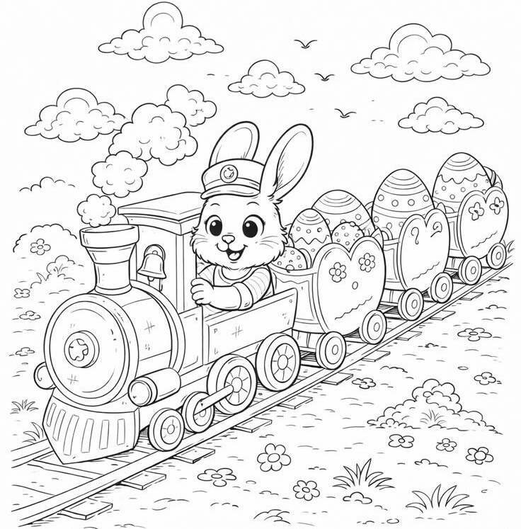 Tranh tô màu Peter Rabbit cho bé mầm non, vừa chơi vui, vừa phát huy trí tưởng tượng - 14