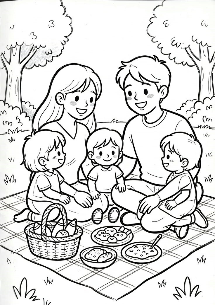 Tranh tô màu mùa Vu Lan, bé tự tay gửi món quà yêu thương đến bố mẹ - 12