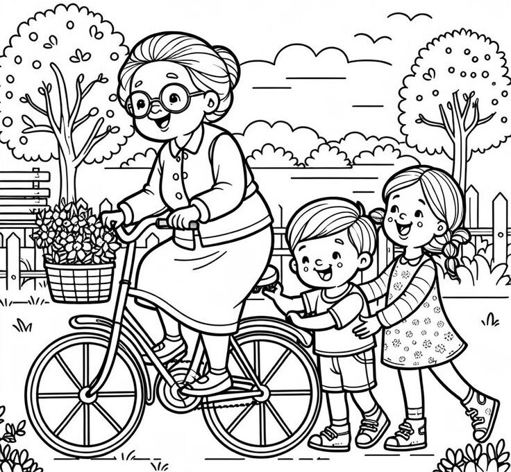 Tranh tô màu mùa Vu Lan, bé tự tay gửi món quà yêu thương đến bố mẹ - 19