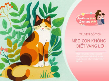 Truyện cổ tích: Mèo con không biết vâng lời