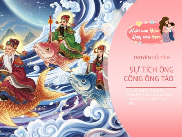 Truyện cổ tích: Những dị bản sự tích ông Công ông Táo (Thần Bếp)