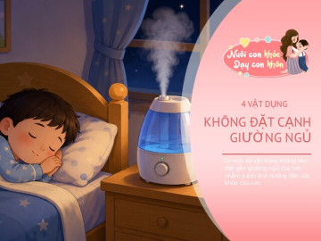 Những vật dụng này tuyệt đối không đặt gần giường ngủ của trẻ, nhất là số 4 đặc biệt dễ gây hại