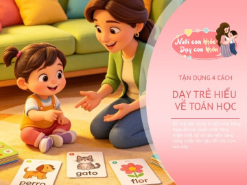 Muốn con học Toán giỏi, đừng chỉ dạy đếm số, 4 việc nhỏ này giúp trẻ học nhanh khi vào lớp 1