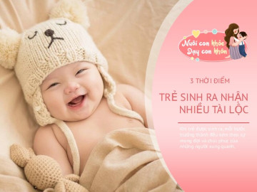 Trẻ sinh vào 3 khung giờ lành này mang sẵn vận giàu sang, lớn lên hiếu thảo và thành đạt