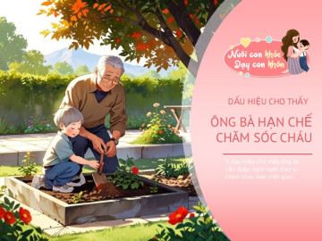 Đừng để ông bà chăm cháu toàn thời gian nếu gia đình đang có 3 dấu hiệu này
