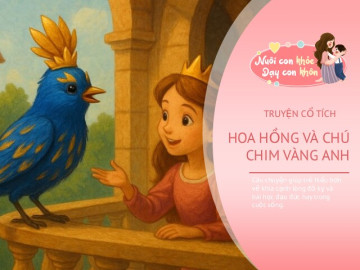 Truyện cổ tích: Công chúa Hồng Hoa và chim vàng anh