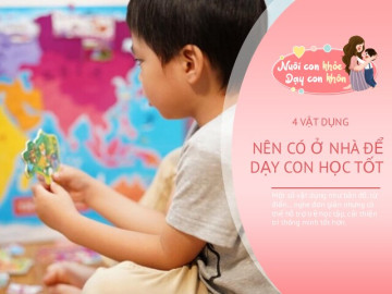 Những gia đình giúp con đạt IQ cao đều có 4 "báu vật" này ở nhà