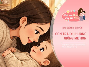 5 đặc điểm bé trai có khả năng di truyền từ mẹ, nhìn con là biết giống mẹ ở đâu?