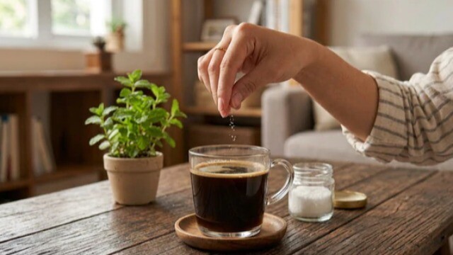 3 lợi ích khi cho thêm muối vào ly cà phê buổi sáng