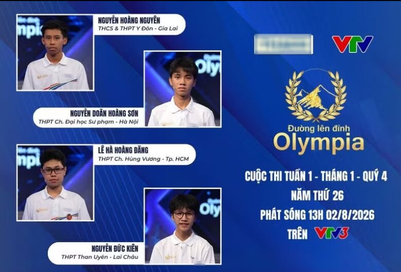 Ảnh: Fanpage Đường lên đỉnh Olympia